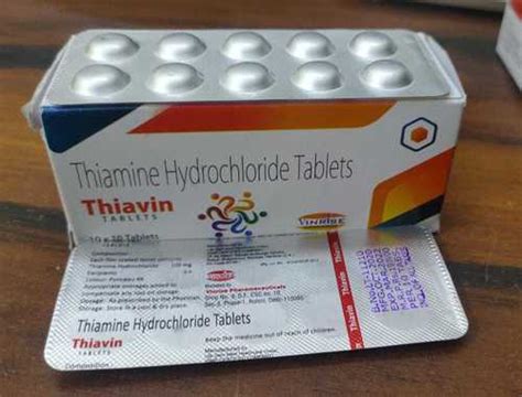 Thiamine Hcl Tablet General Medicines at Best Price in Delhi | Adokia ...