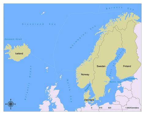 Nordic Countries/Map and Facts | Mappr