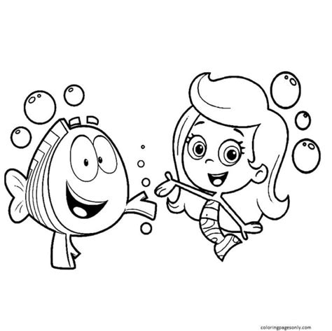 Bubble Guppies Coloring Pages Printable for Free Download