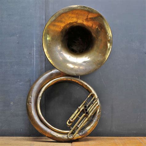 Monumental Brass Marching Band Sousaphone (Tuba, Horn) Sculpture at ...