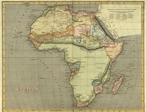 #antique #maps #Africa | Map, Africa map, Vintage maps