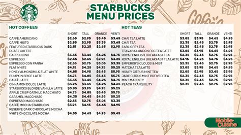 Updated Starbucks Menu Prices + Discount Hacks (2024)