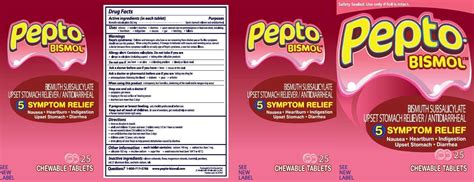 NDC 50269-691 Pepto-bismol Bismuth Subsalicylate