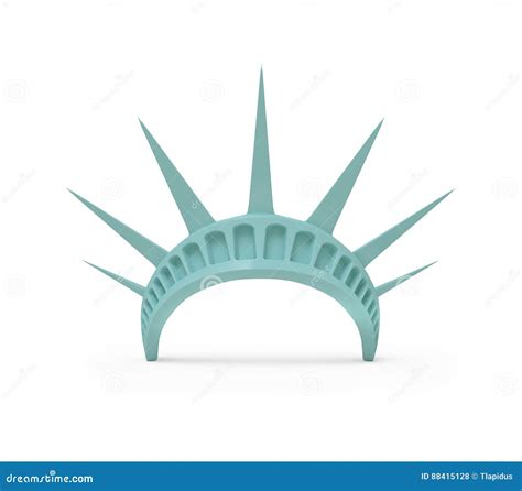 Statue Of Liberty Crown Drawing