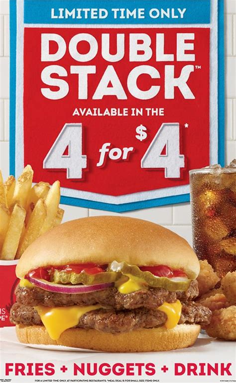 Wendy’s Beefs Up 4 for $4 Meal with Double Stack | Restaurant Magazine