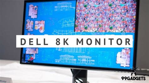 The Crazy Expensive Dell 8K Monitor: Gaming in 8K? - YouTube