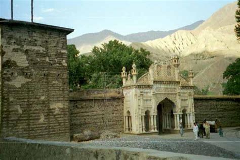 chitral – Chitral fort attractive scene on the bank of Chitral river ...