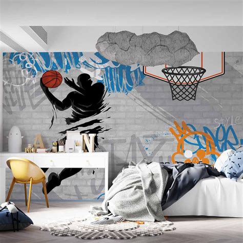 Basketball Wallpaper for Children's Rooms, Joey Style 21 , the Child's ...