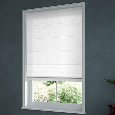 Linen White Roman Blinds 2go, Save Up To 70% High St. Prices