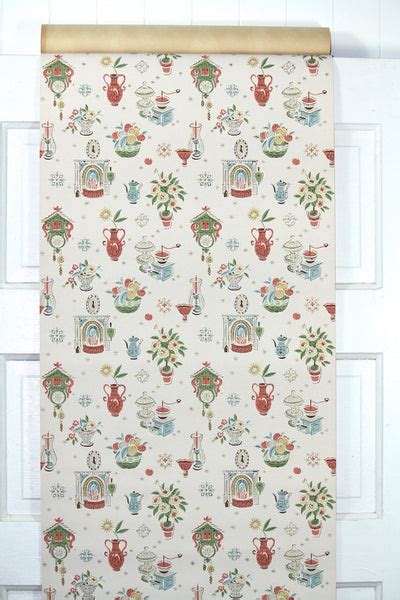 1950s Kitchen Vintage Wallpaper – Hannah's Treasures Vintage Wallpaper