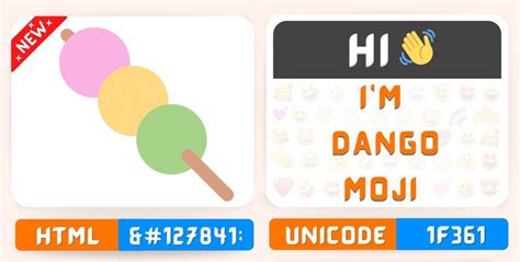 Dango Emoji Copy Paste, Meaning | Unicode