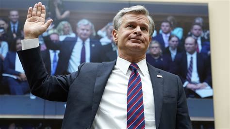 FBI Director Chris Wray defends the 'real FBI' against criticism from ...