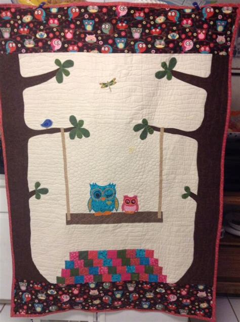 READY MADE /Owl quilt / Owl baby blanket / Owl throw / Toddler | Etsy