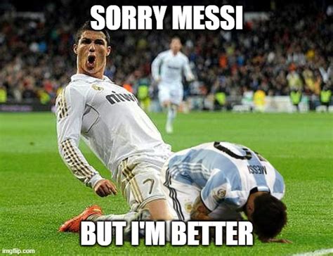 Ronaldo vs Messi - Imgflip