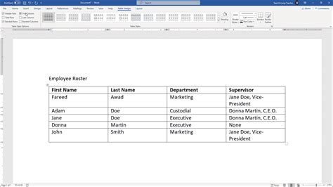 How To Select A Table In Word 365 | Brokeasshome.com