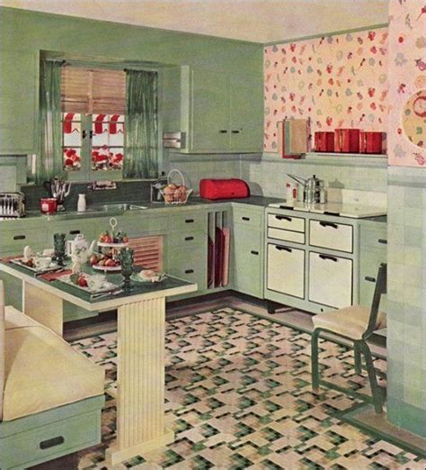 Fun, Retro Ideas for a 50s Style Kitchen | 50s style kitchen, Kitchen ...