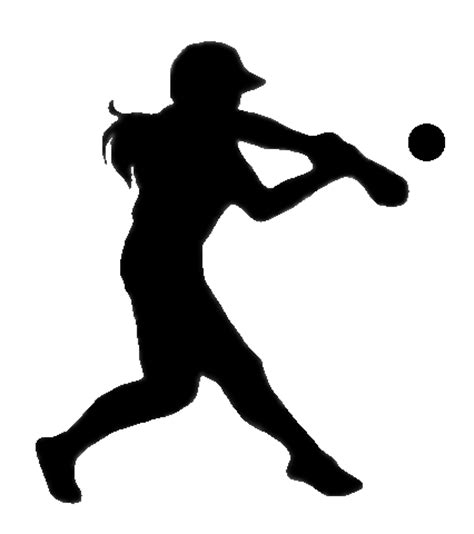 Free Softball Girl Silhouette, Download Free Softball Girl Silhouette ...