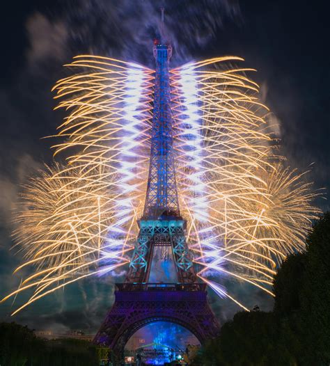 Paris France Eiffel Tower Fireworks 2017 by vgfisher on DeviantArt