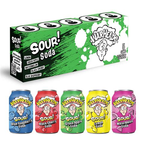 Buy WarheadsSODA - Sour Fruity Soda with Classic Warheads Flavors ...