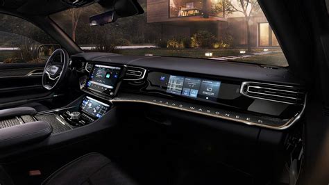 The Jeep Grand Wagoneer Concept Has Seven Huge Screens Inside