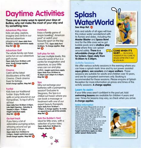 Daytime Activities & Splash Waterworld