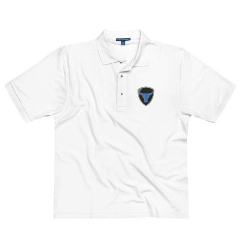 Blue Ox Logo Men's Premium Polo - Blue Ox Hockey