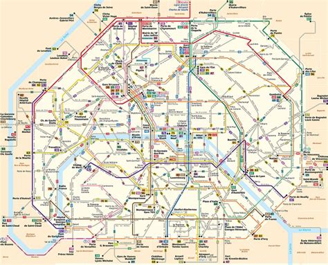 Paris Attractions Map | FREE PDF Tourist Map of Paris, Printable City ...