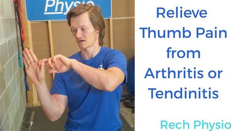 Exercise for Thumb Arthritis | Exercise for Thumb Tendinitis | Thumb ...