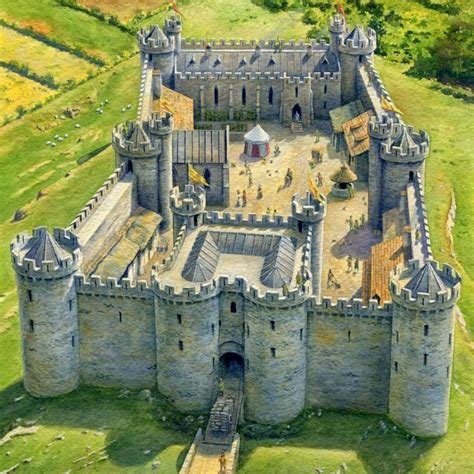 Castle by Steve Noon - Book illustration from: Scholastic's, Knights ...