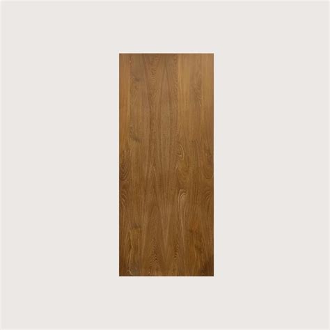 Custom Modern Slab Door - IndoTeak Design