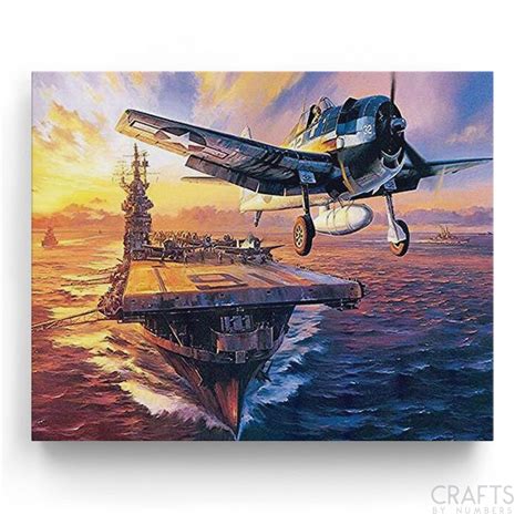 Aircraft Carrier | Painting by Numbers | Crafty by Numbers – Crafty By ...