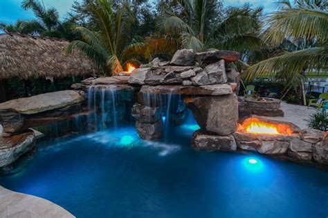 Mediterranean Backyard Custom Pool Resort in Wellington, Florida ...