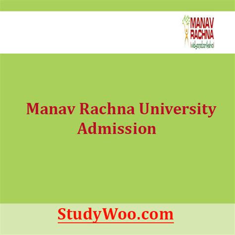 Manav Rachna University Admission 2024-25 | Last Date, Courses, Fees ...