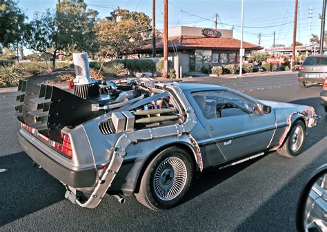 Back to the Future DeLorean arrives 1 year too early : Las Vegas 360