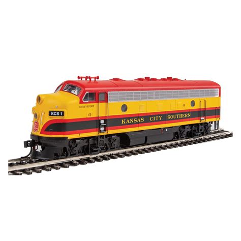 Walthers Mainline HO F7A Set Kansas City Southern "Southern Belle" w ...