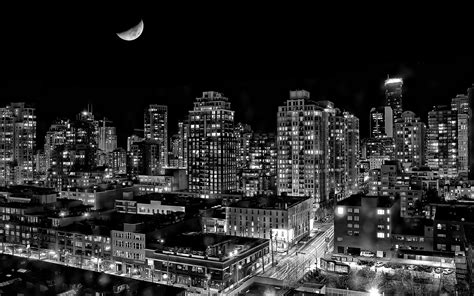 Black And White City Wallpaper - WallpaperSafari