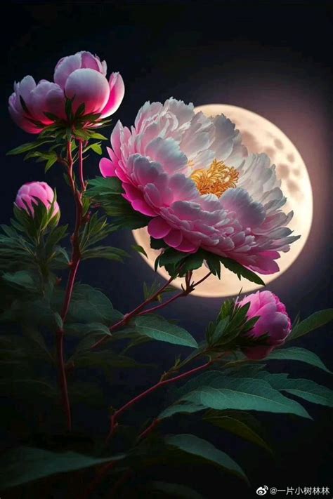 Wallpaper 4k moon | Flower background wallpaper, Beautiful flowers ...