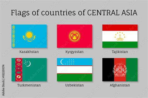 South Asian Countries Flags