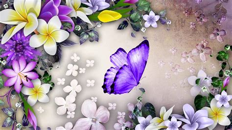 Purple Butterfly Wallpaper - WallpaperSafari