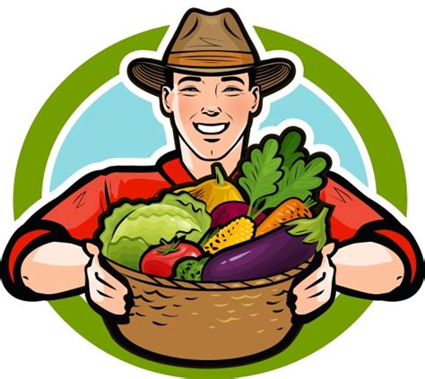 Happy Farmer Vector Images (over 14,000)