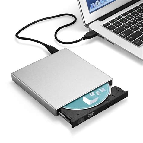 USB 2.0 External CD Burner CD/DVD Player Optical Drive for PC Laptop ...