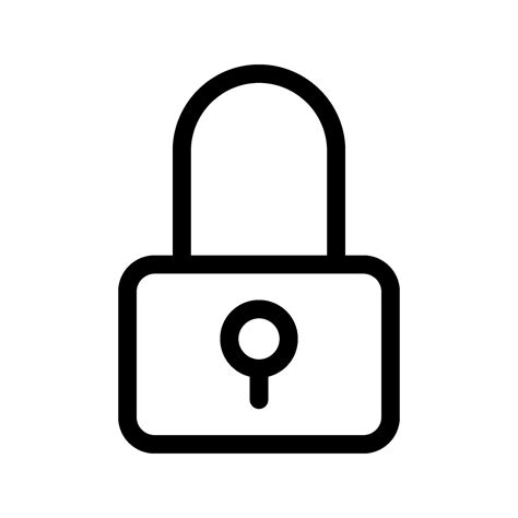 Padlock Icon Vector Symbol Design Illustration 26633770 Vector Art at ...