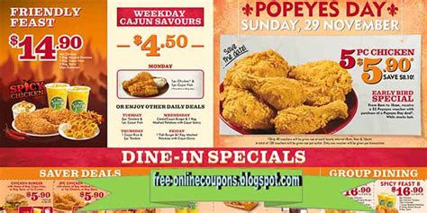 Printable Coupons 2019: Popeyes Chicken Coupons