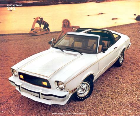 White 1978 Ford Mustang II Hatchback