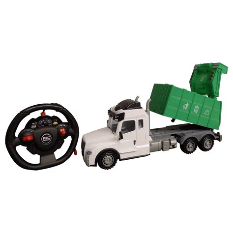 Remote control RC truck, garbage truck. Colour: green | Rossy