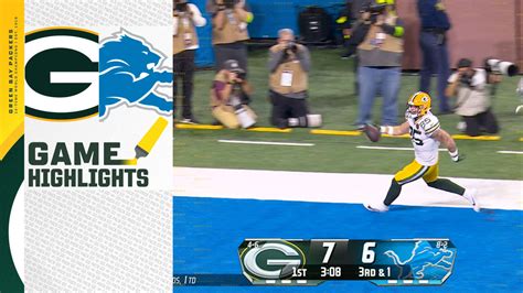 Tucker Kraft scores his first touchdown on 9-yard catch | Packers vs. Lions