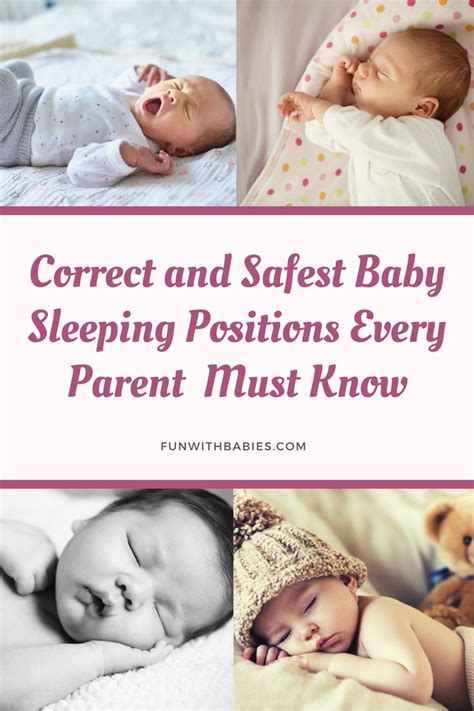 Best And Safest Sleeping Position For A Newborn Baby - FunWithBabies ...