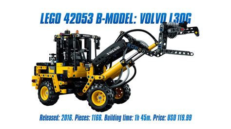 'LEGO Technic 42053 B-model: Volvo L30G' Speed Build & Review