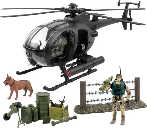 Playsets Toys & Games Click N’ Play Military Black Hawk Attack Combat ...