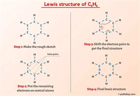 C6H6 (Benzene) Lewis Structure in 4 Steps (With Images)